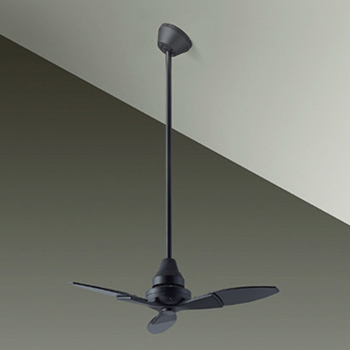 インテリアファン｜Φ800・傾斜32°対応・リモコン・ブラック