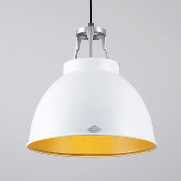 Titan Size-1 ペンダントライト・ホワイト/ゴールド | Original BTC