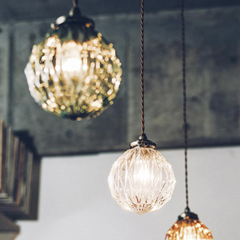 ペンダントライト ガラス | 全3色【Berry】