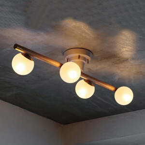 Poiret シーリングライト・ナチュラルウッド