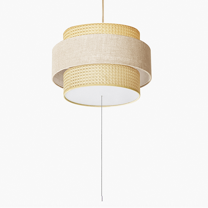 RIEDEN 3灯 ペンダントライト・食卓照明｜ナチュラル色