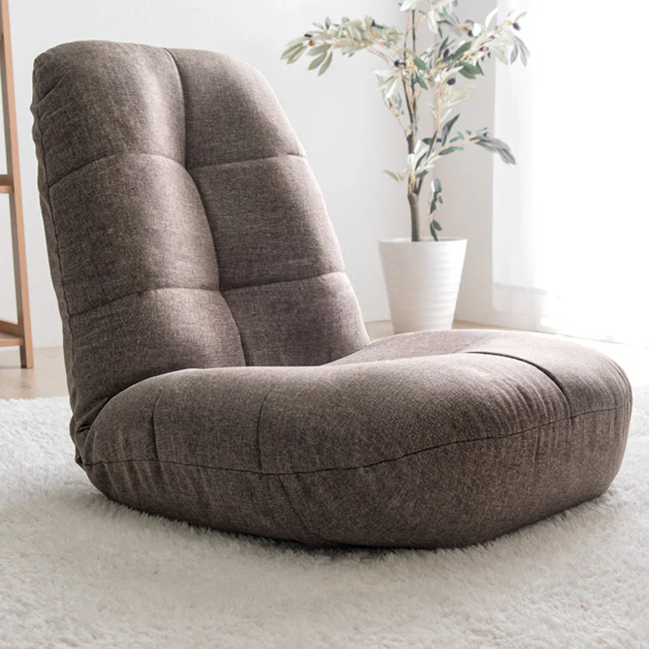 くすみコーデュロイ登場! へたりにくいポケットコイル 座椅子 14段階 リクライニング ポケットコイル〔15210040〕