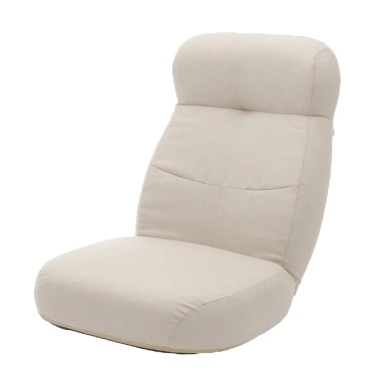 あぐら 座椅子 ポケットコイル リクライニング 14段階 ボリューム コンパクト 1人掛け チェアー 〔44030150〕