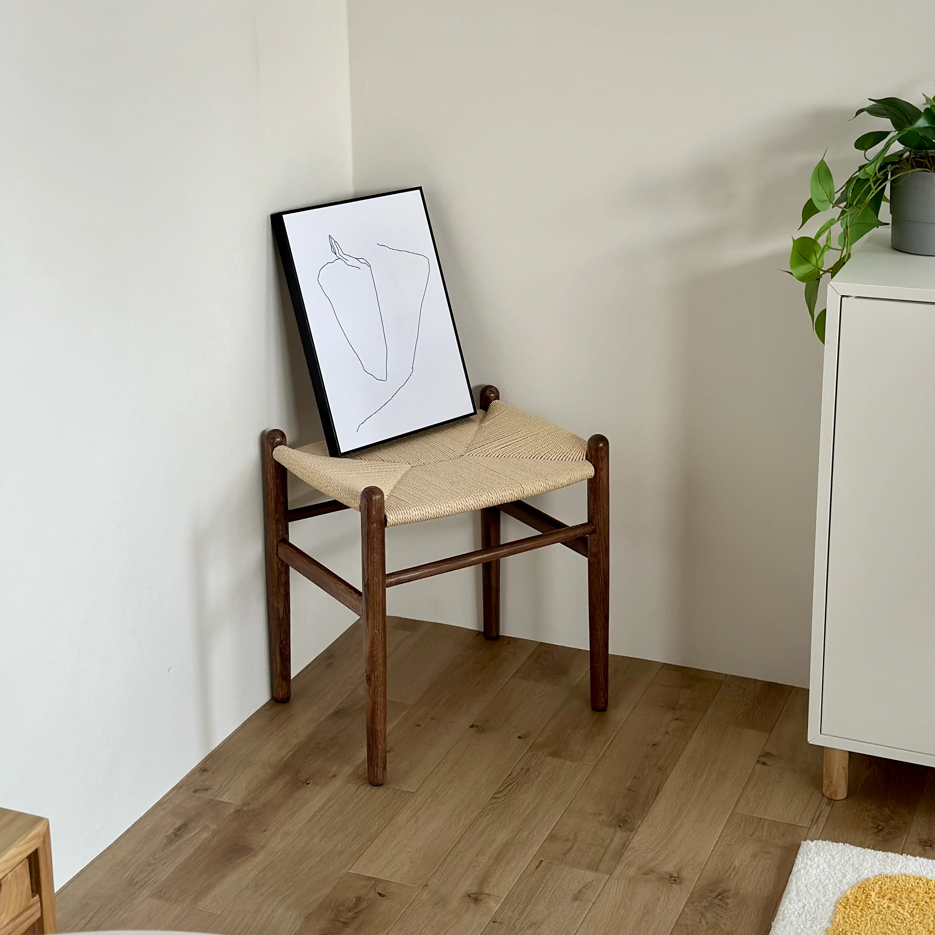 ペーパーコードスクエアスツール