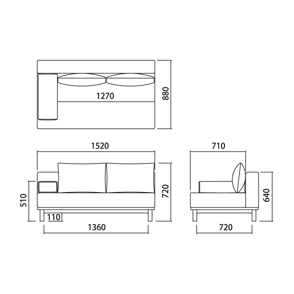 レクトユニットソファ