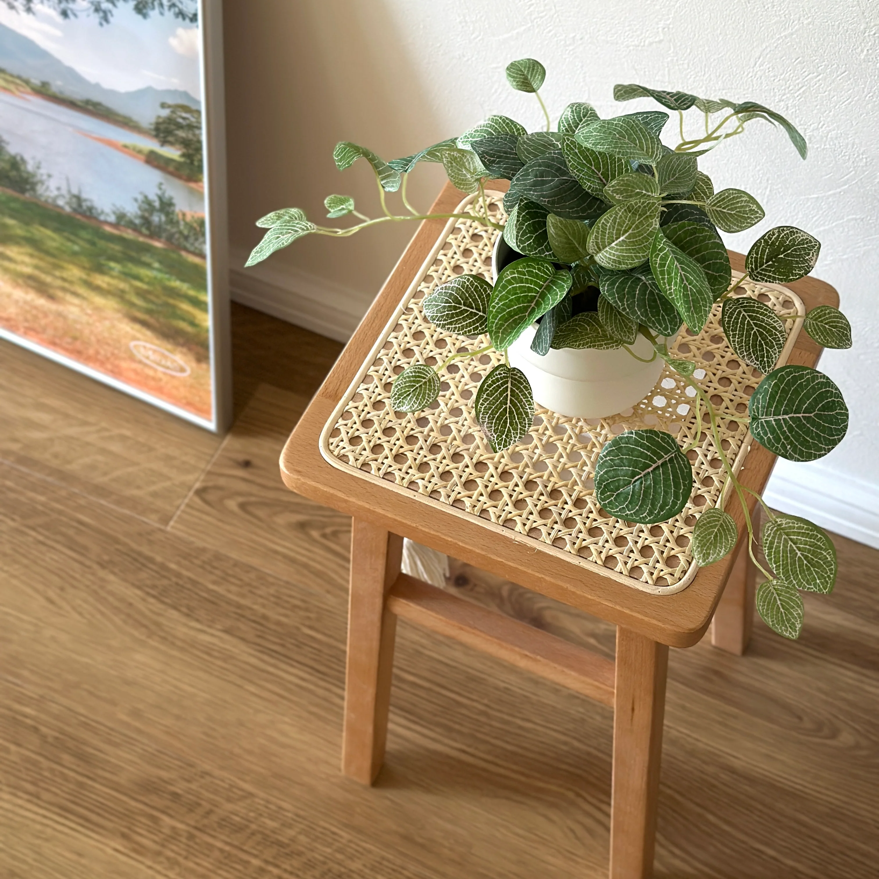 ラタンスクエアマルチスツール