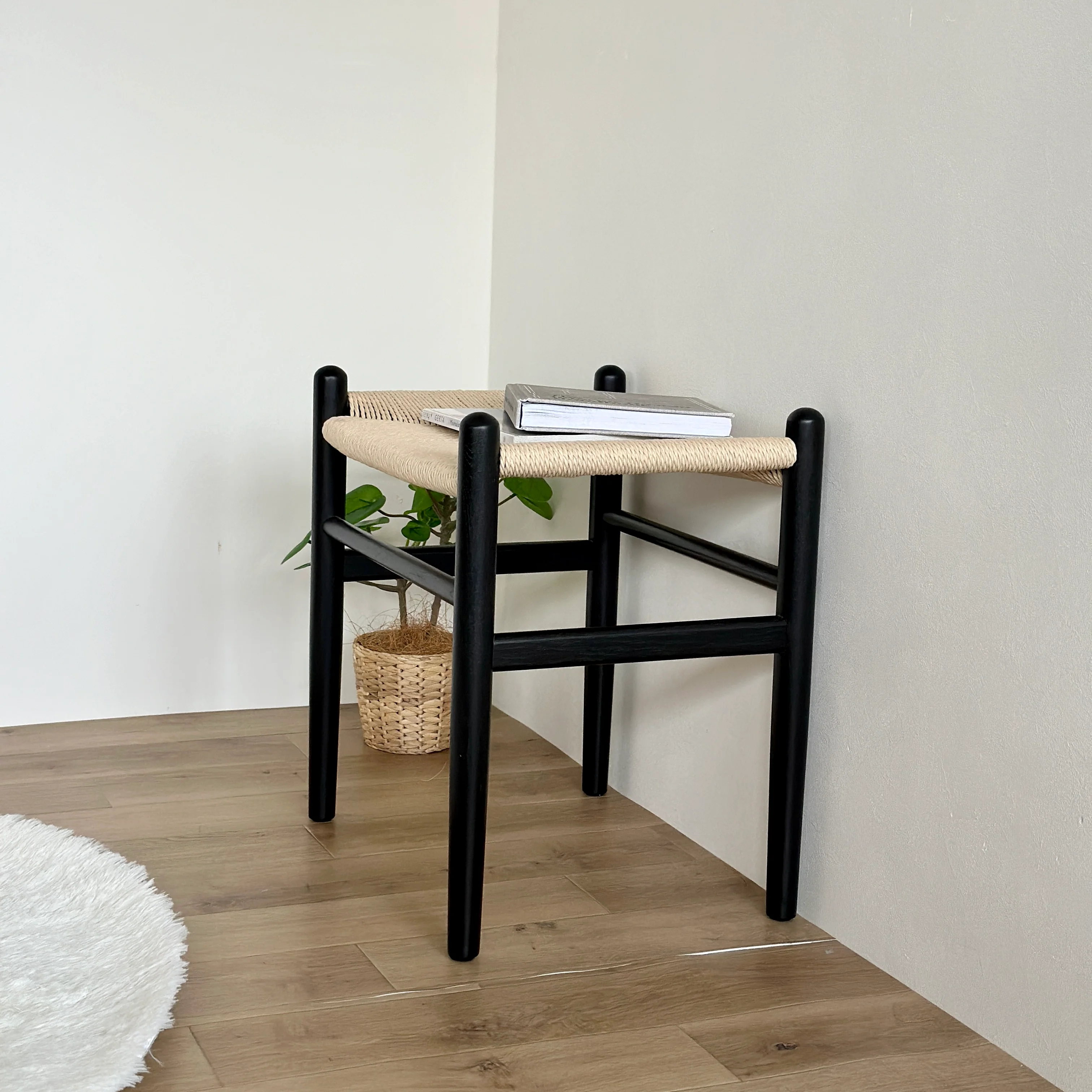 ペーパーコードスクエアスツール