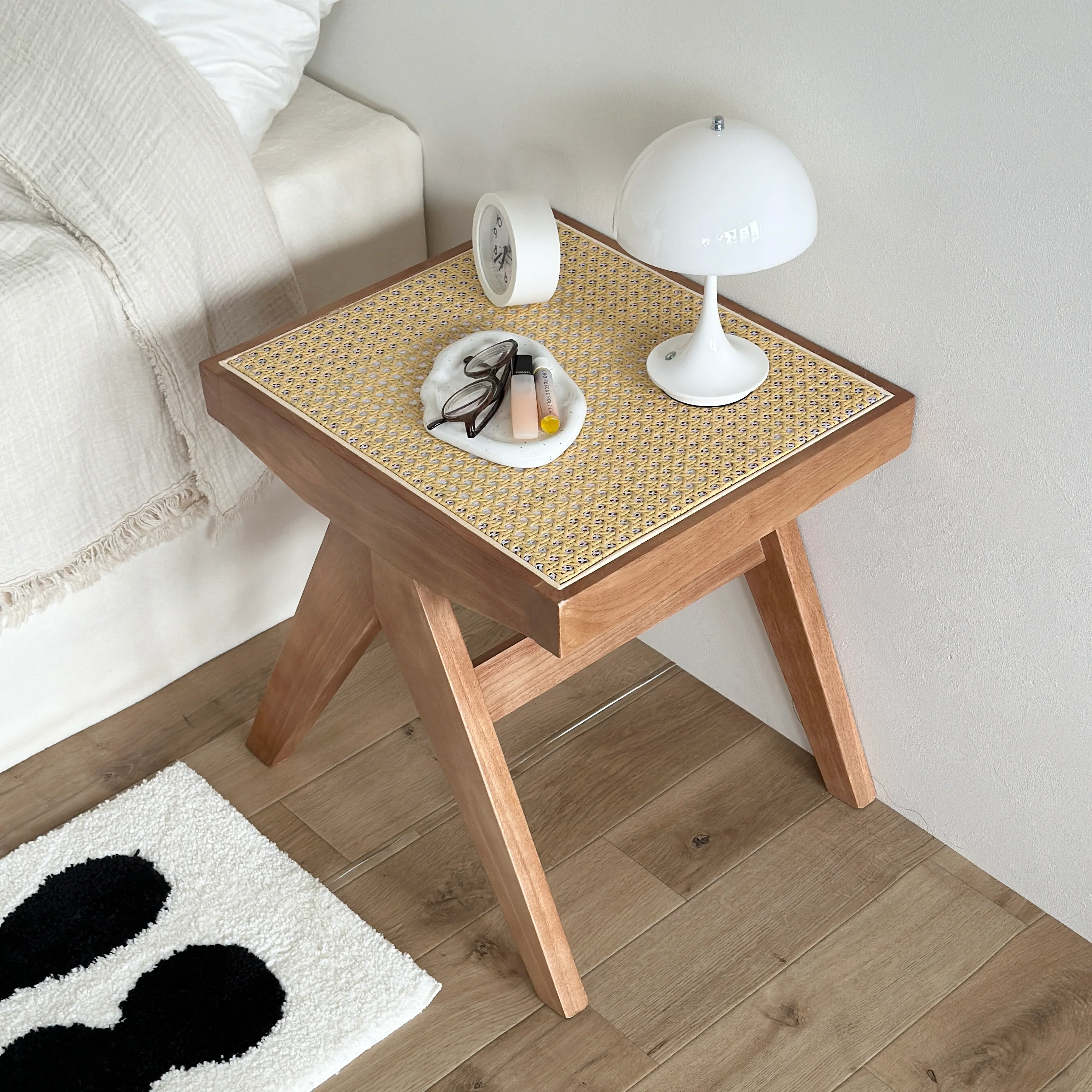 ラタンベンチスツール