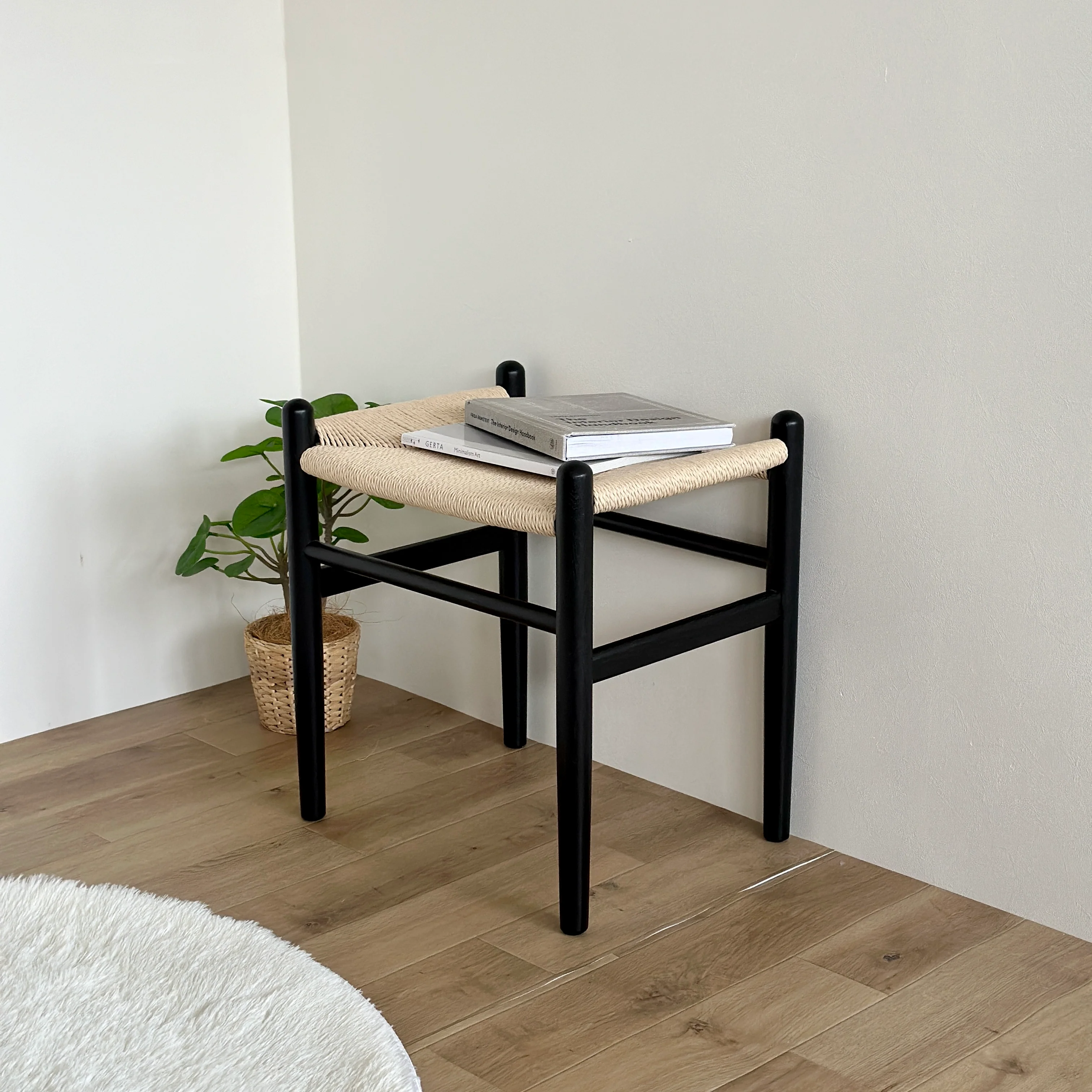 ペーパーコードスクエアスツール