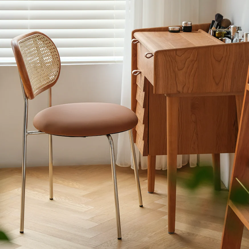 ラタン調スタッキングチェア