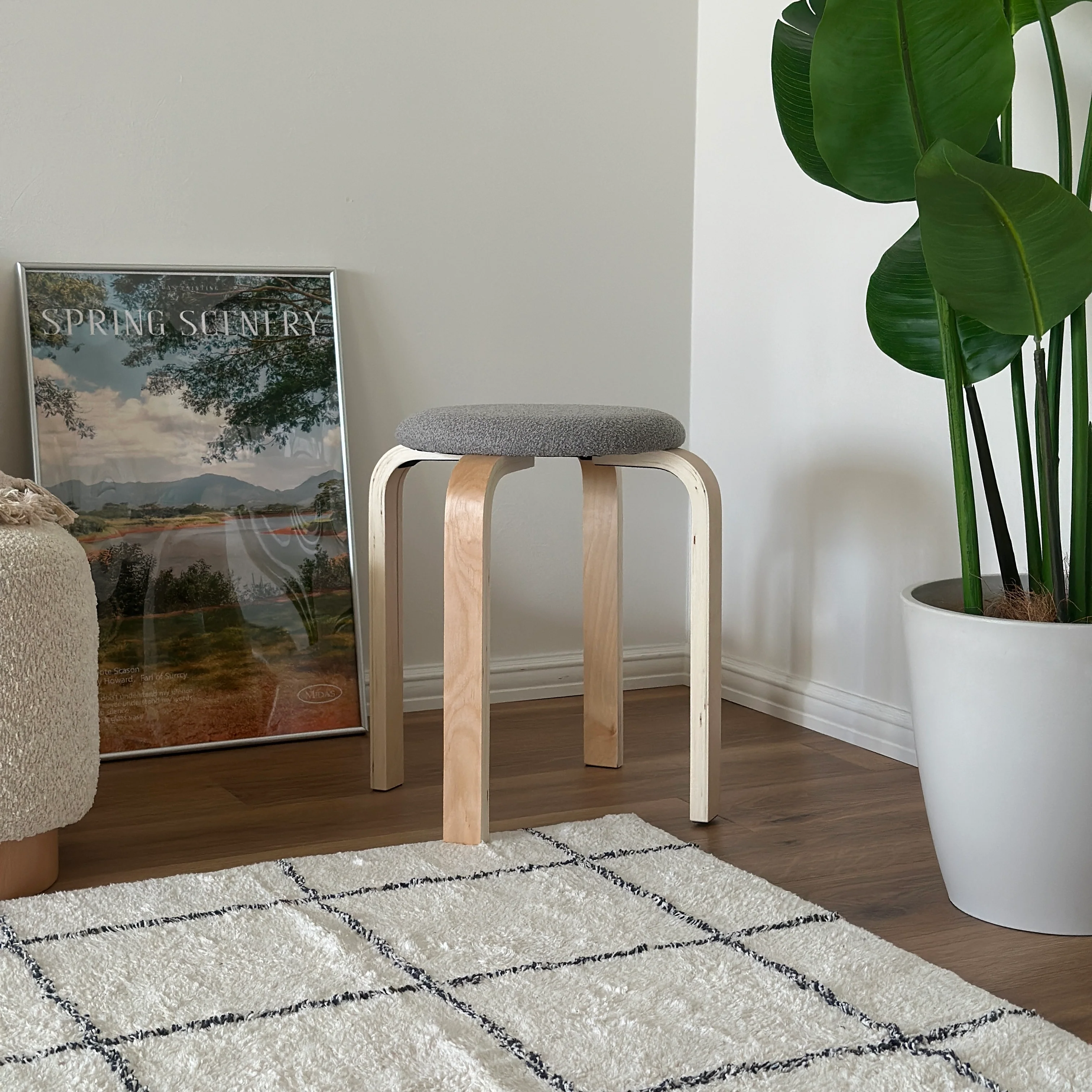 曲木スタッキングスツール