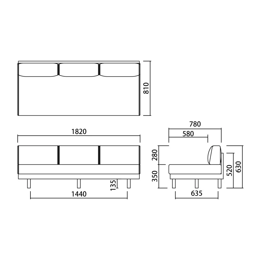 モーニングデイベッドソファ