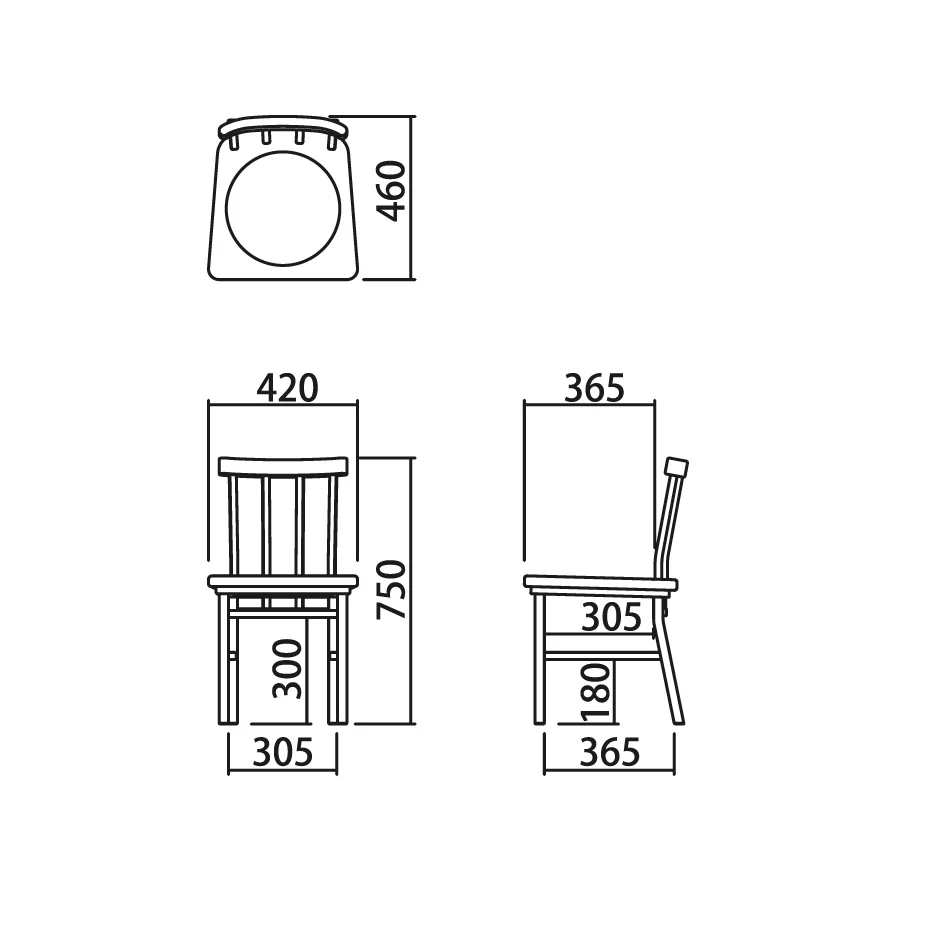 マージダイニングチェア