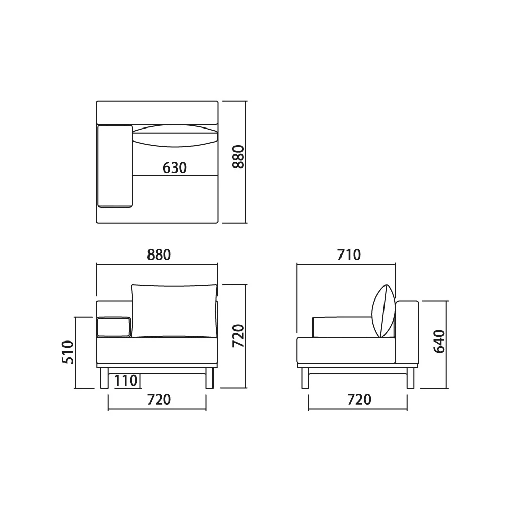 レクトユニットソファ
