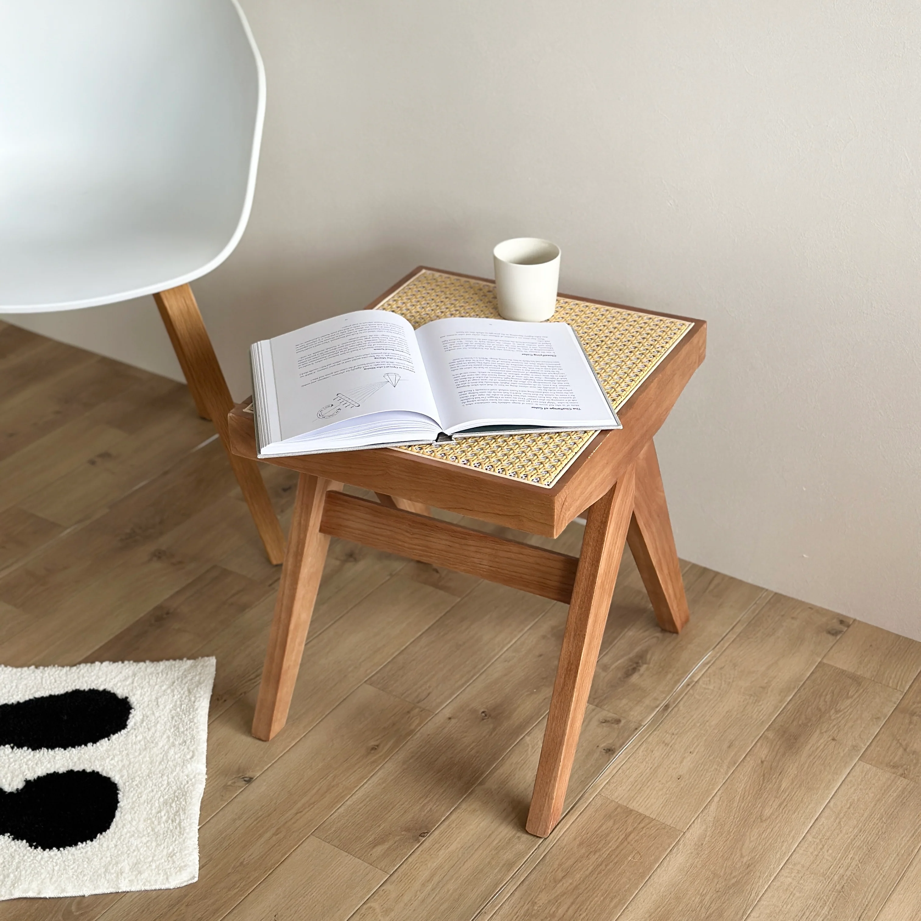 ラタンベンチスツール