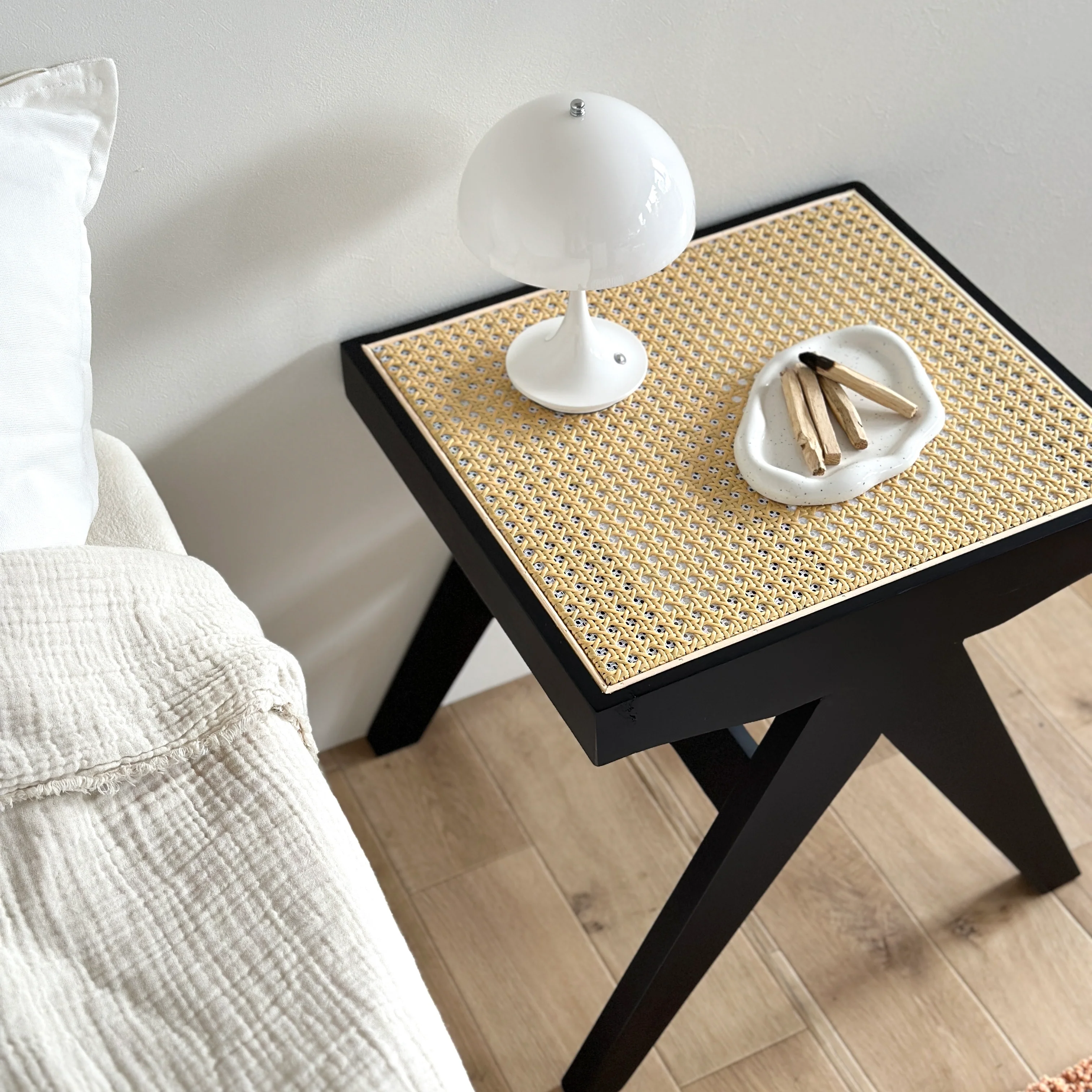 ラタンベンチスツール