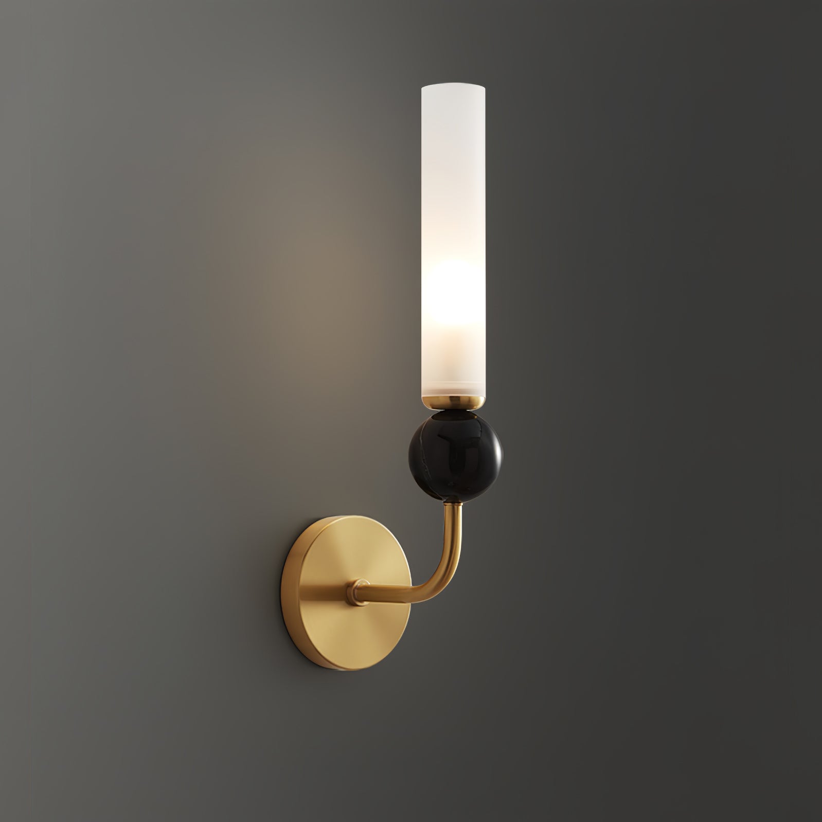 大理石の垂直ウォールランプ