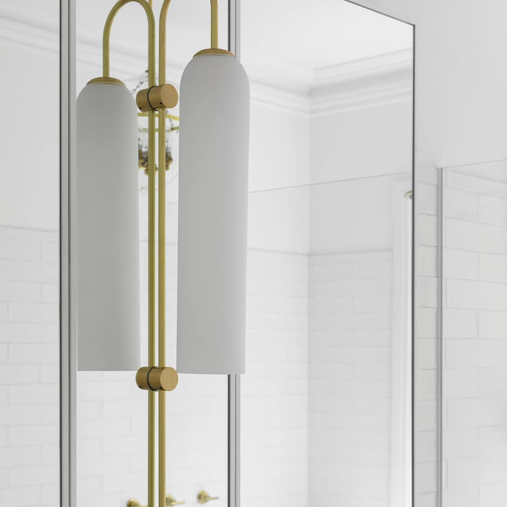 ロングチューブガラスウォールランプ