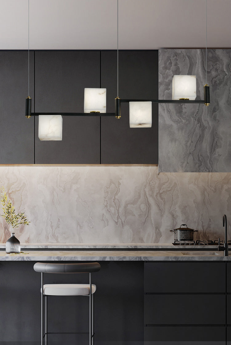 アラバスターボックス幾何学シャンデリア