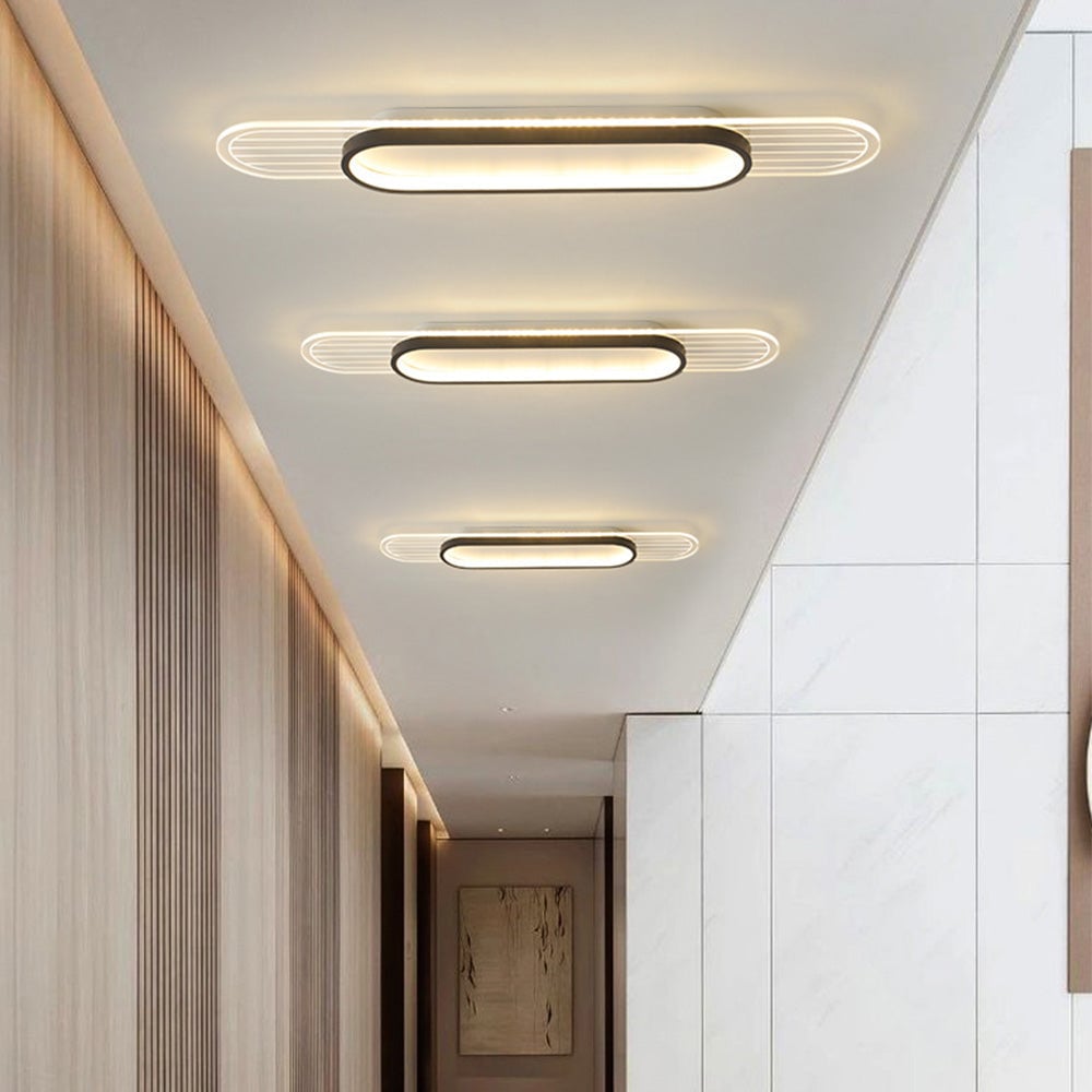 現代的な鉄製のリビングルーム用フラッシュマウントLEDシーリングライト