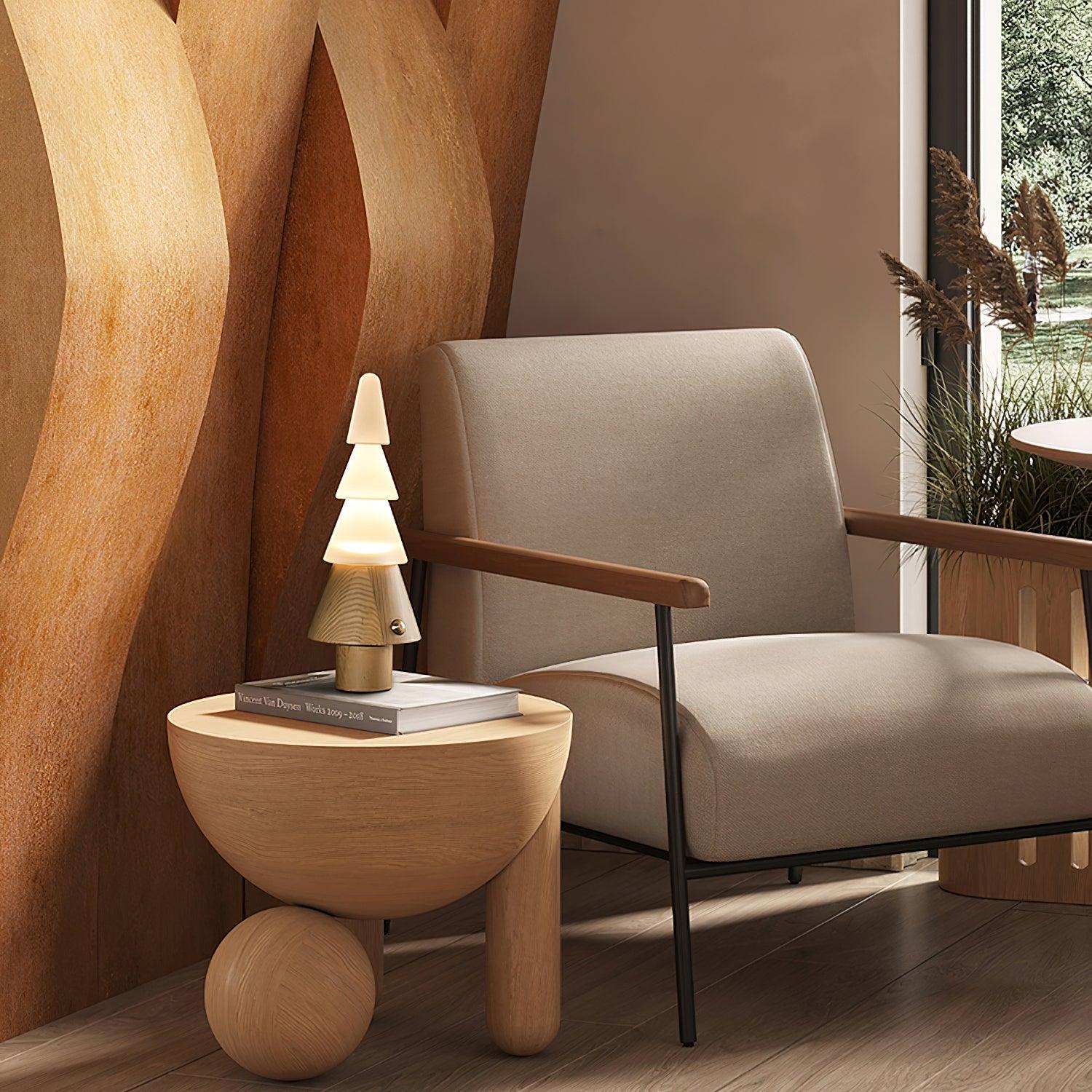 ツリー内蔵バッテリーテーブルランプ