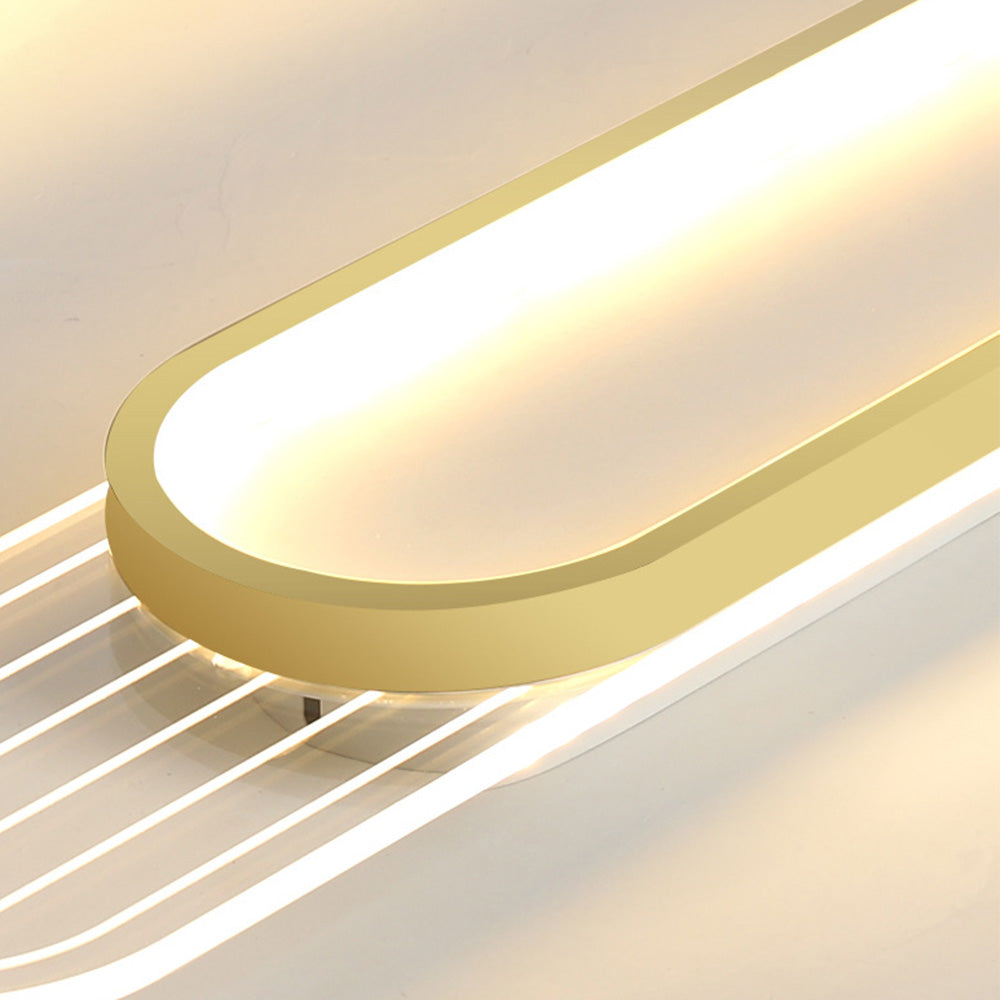 現代的な鉄製のリビングルーム用フラッシュマウントLEDシーリングライト