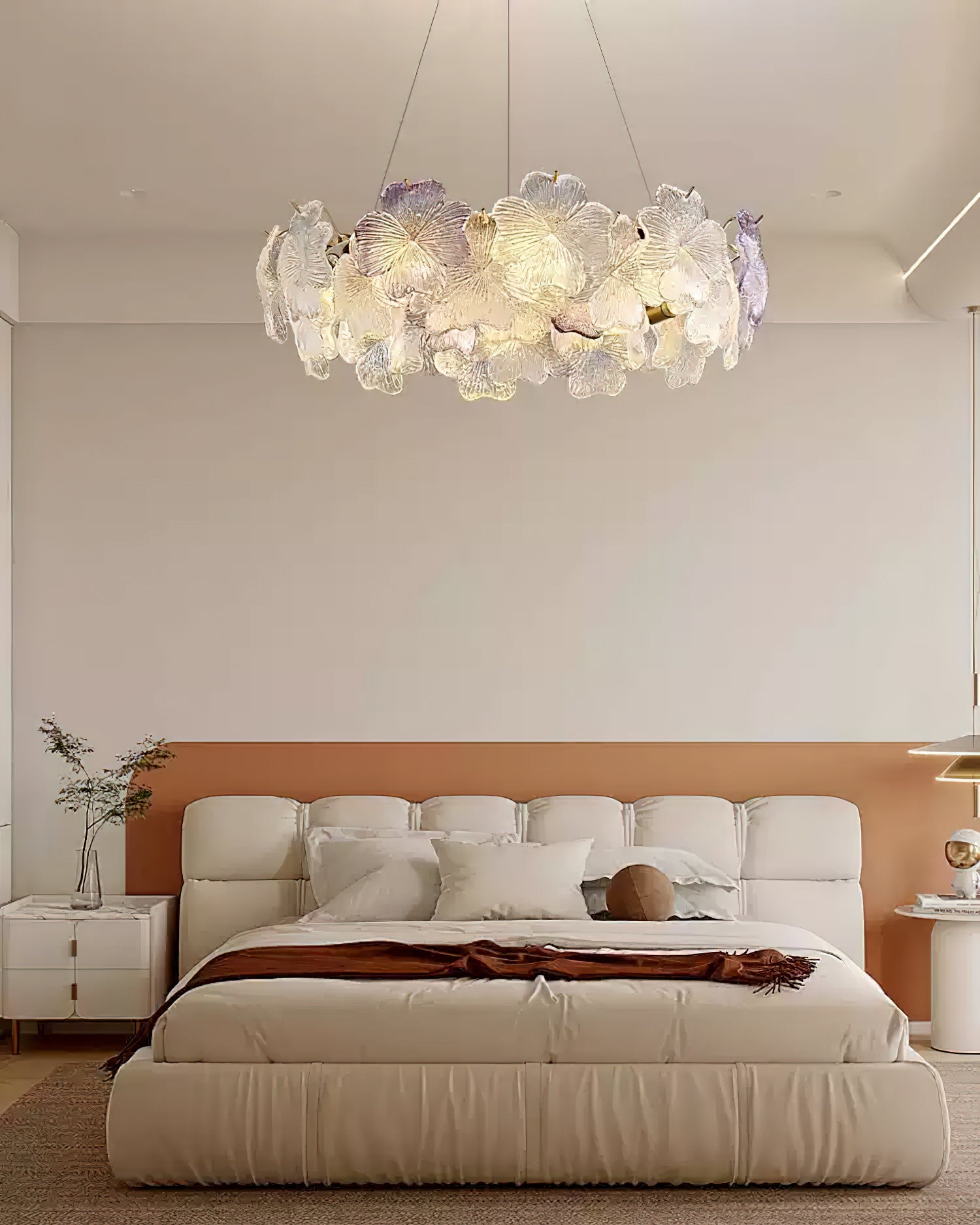Charlotte Glass Flower Chandelier