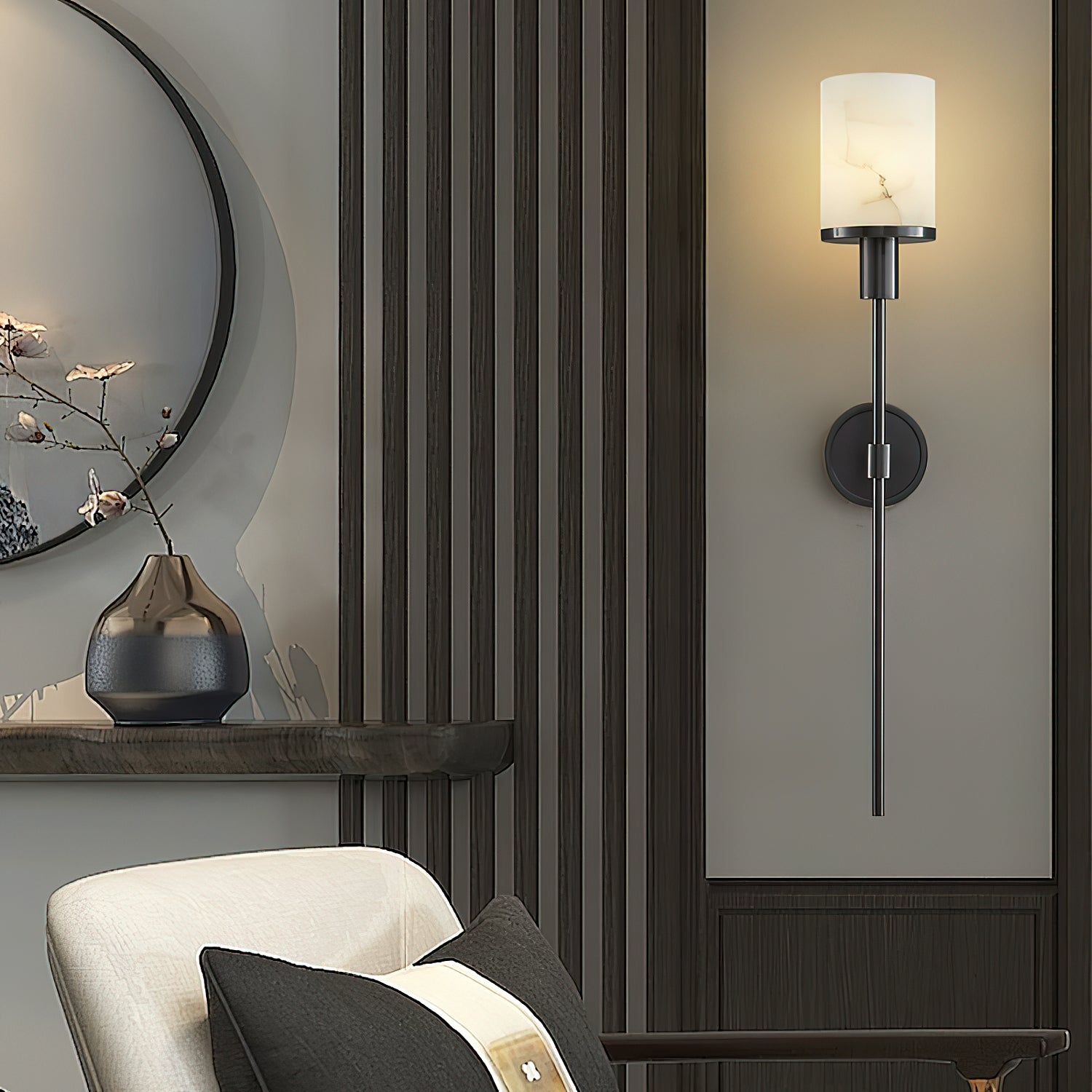 Abażurowy Wall Lamp