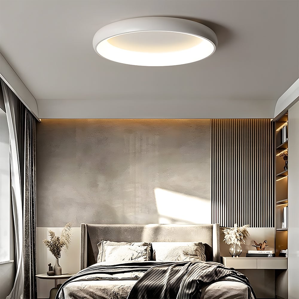 天井に近接するモダンなLEDフラッシュシーリングライト
