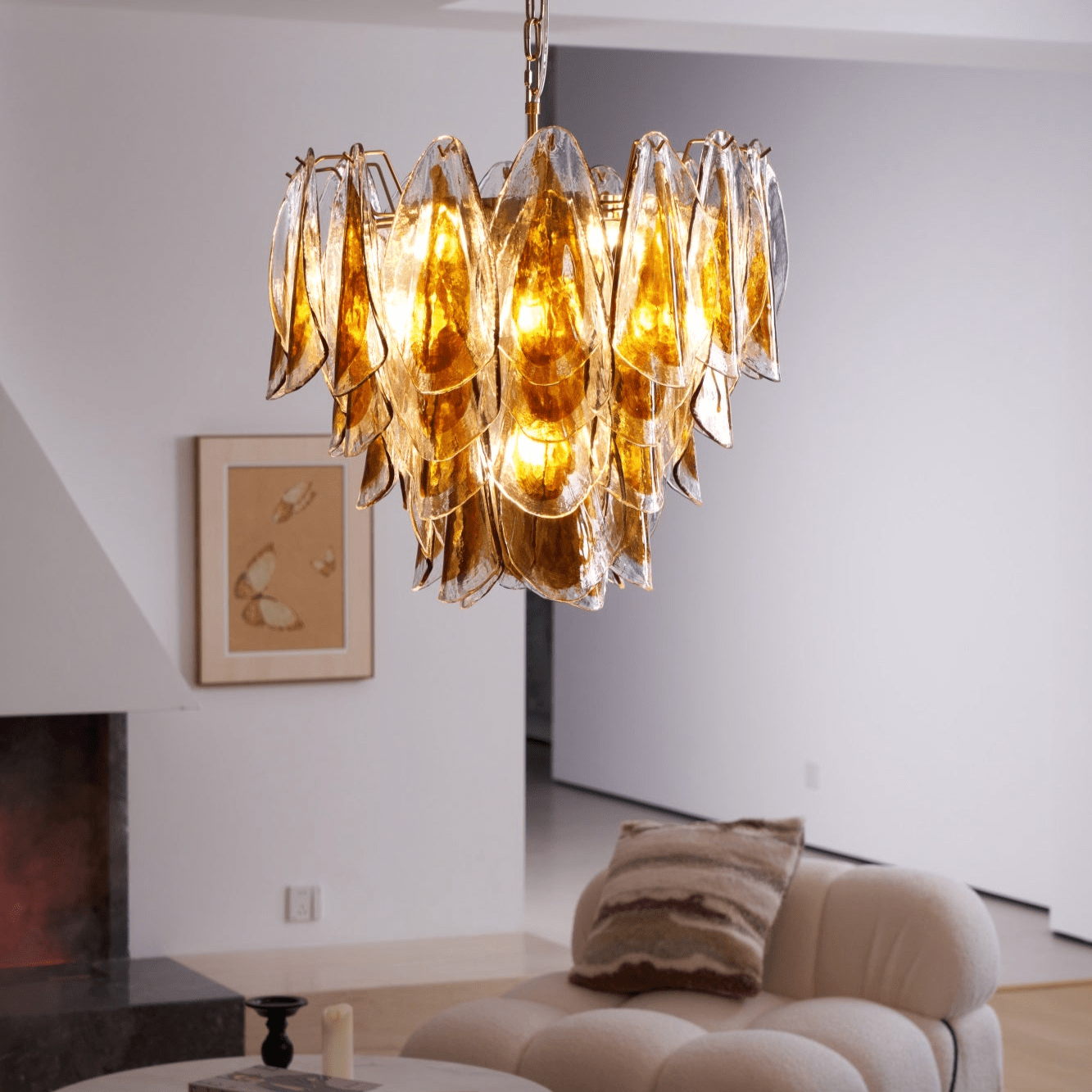 Solviva Glass Chandelier