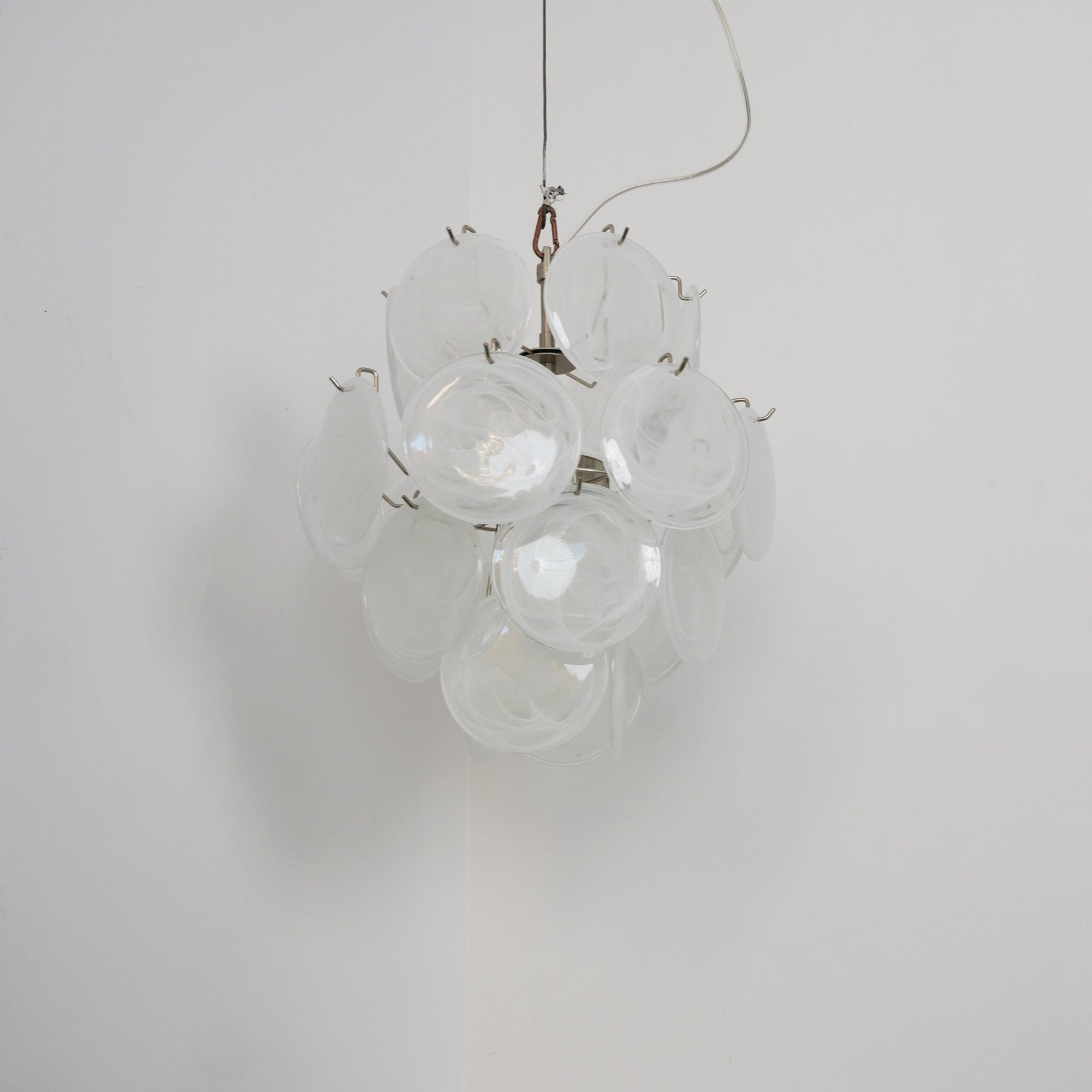 Loire Valley Glass Chandelier