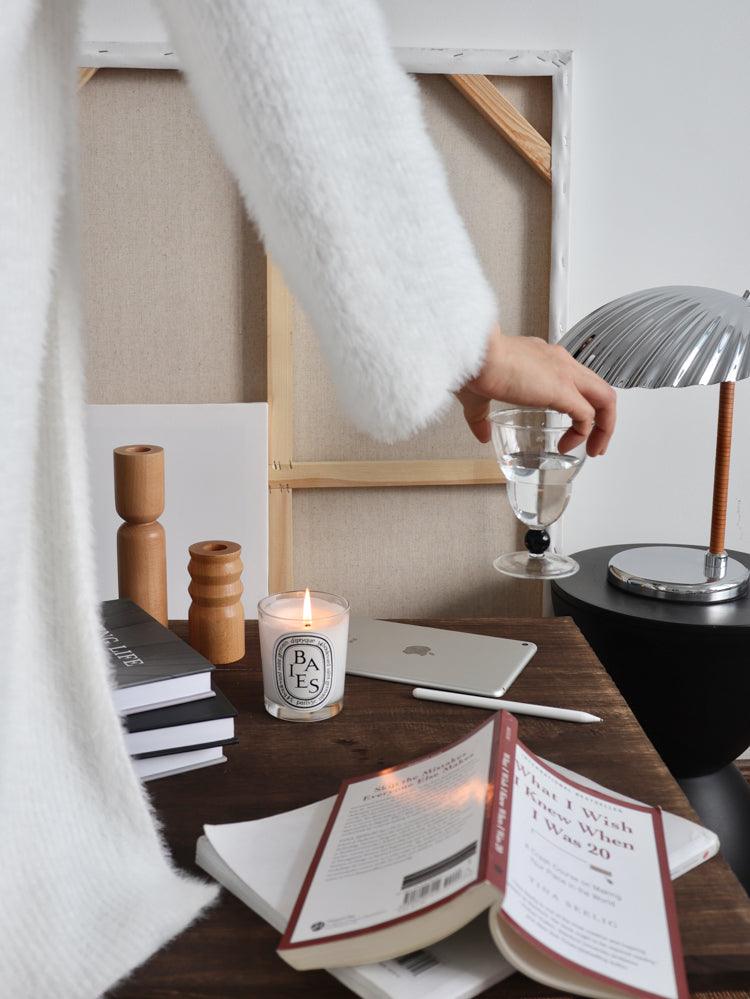 真鍮シェルテーブルランプ