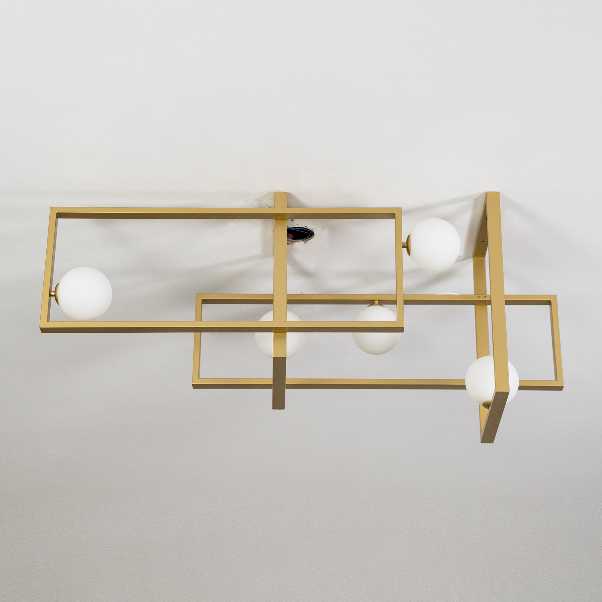 モンドリアンガラスシーリングライト