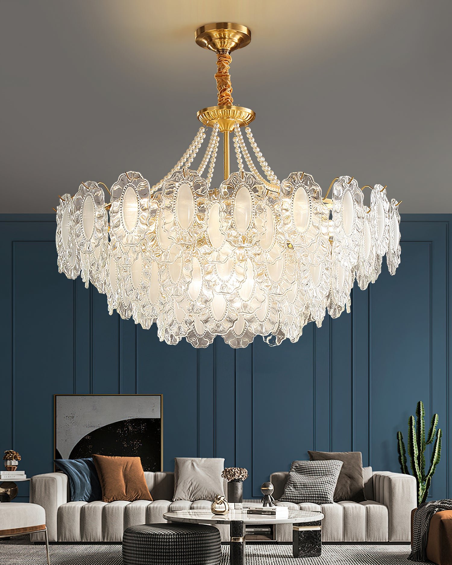 Nason Pearl Glass Chandelier