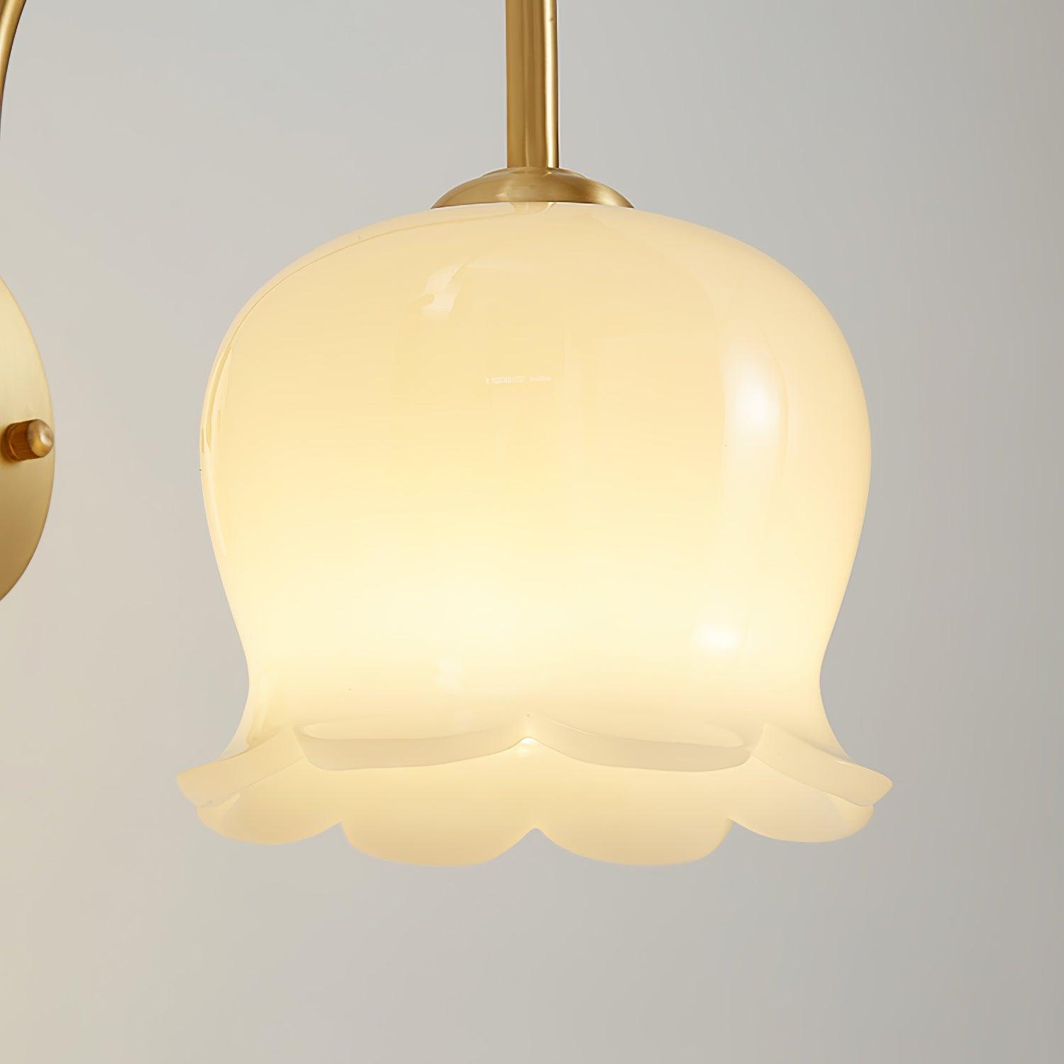 蘭のウォールランプ