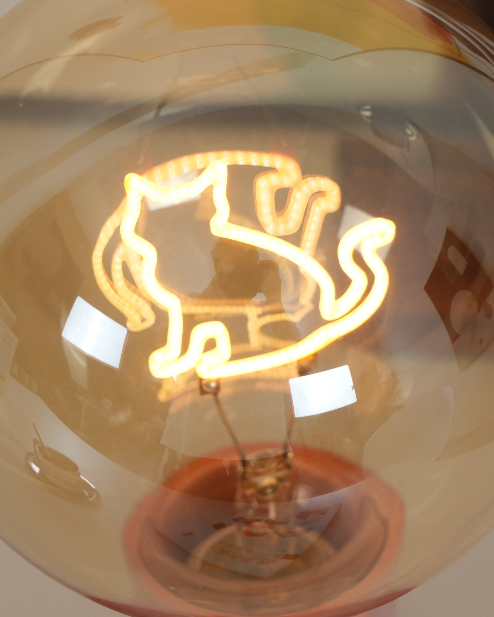 北欧風猫型セラミックテーブルランプ バッテリー内蔵