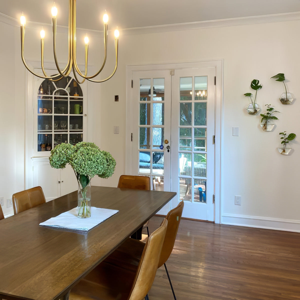 スウープアームシャンデリア