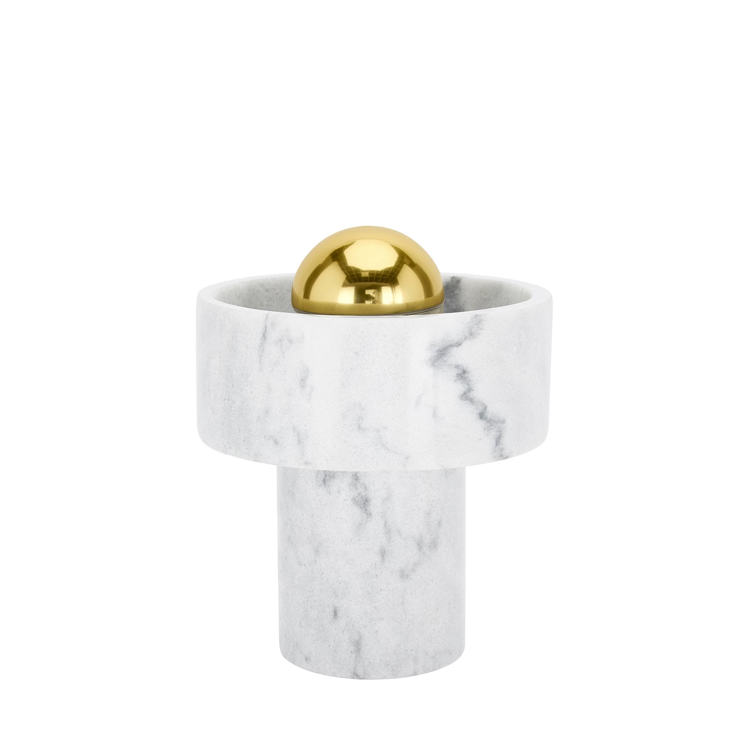 石のテーブルランプ