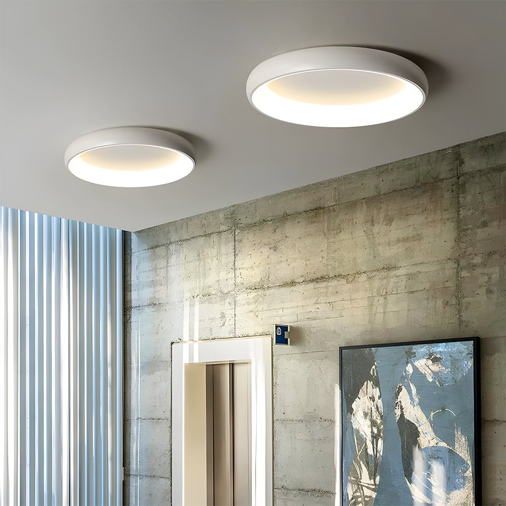 天井に近接するモダンなLEDフラッシュシーリングライト