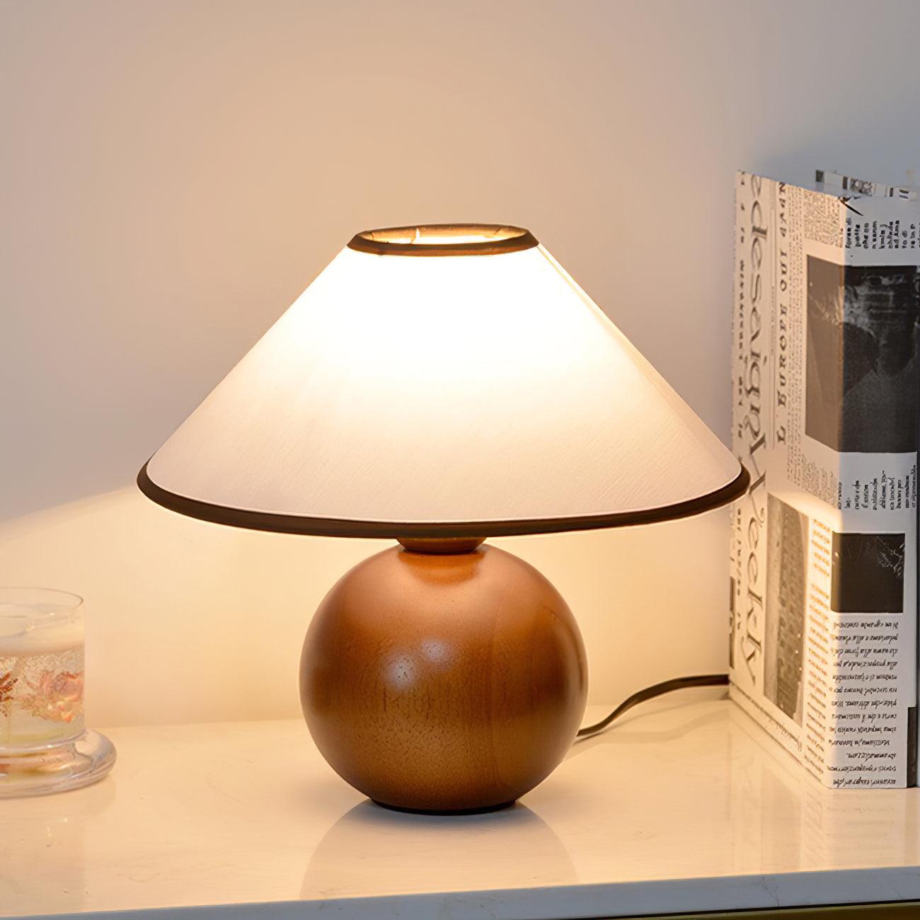 Cankut Wood Table Lamp