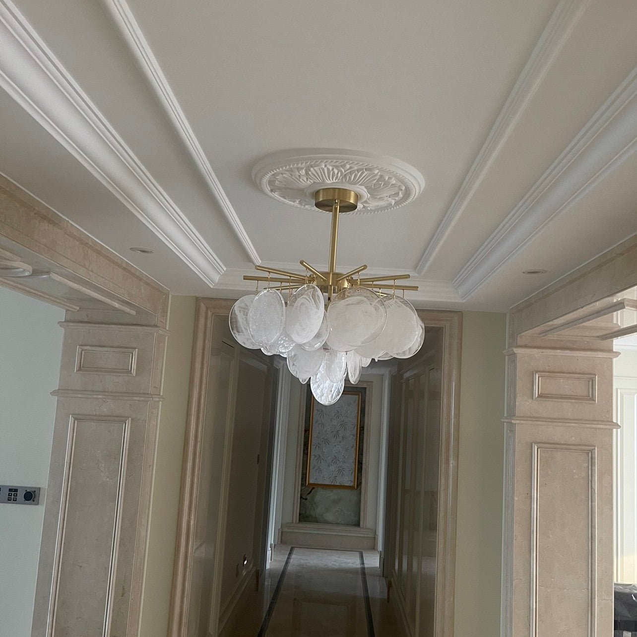 ニンバスクラウドガラスシャンデリア