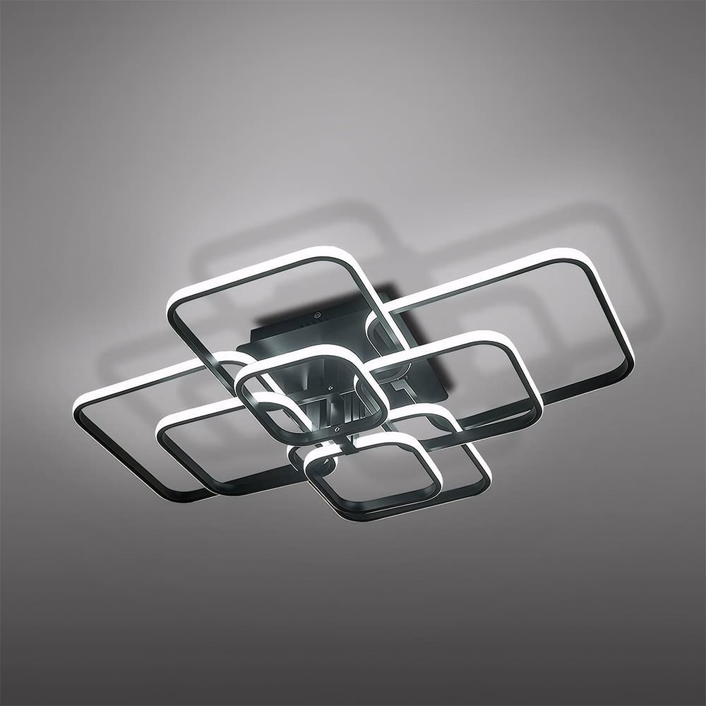 北欧の創造性あふれるマルチスクエアリビングルームLEDシーリングライト