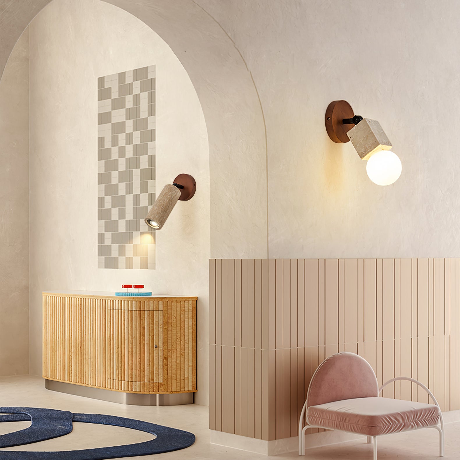 Versa Stone 調節可能なウォールライト