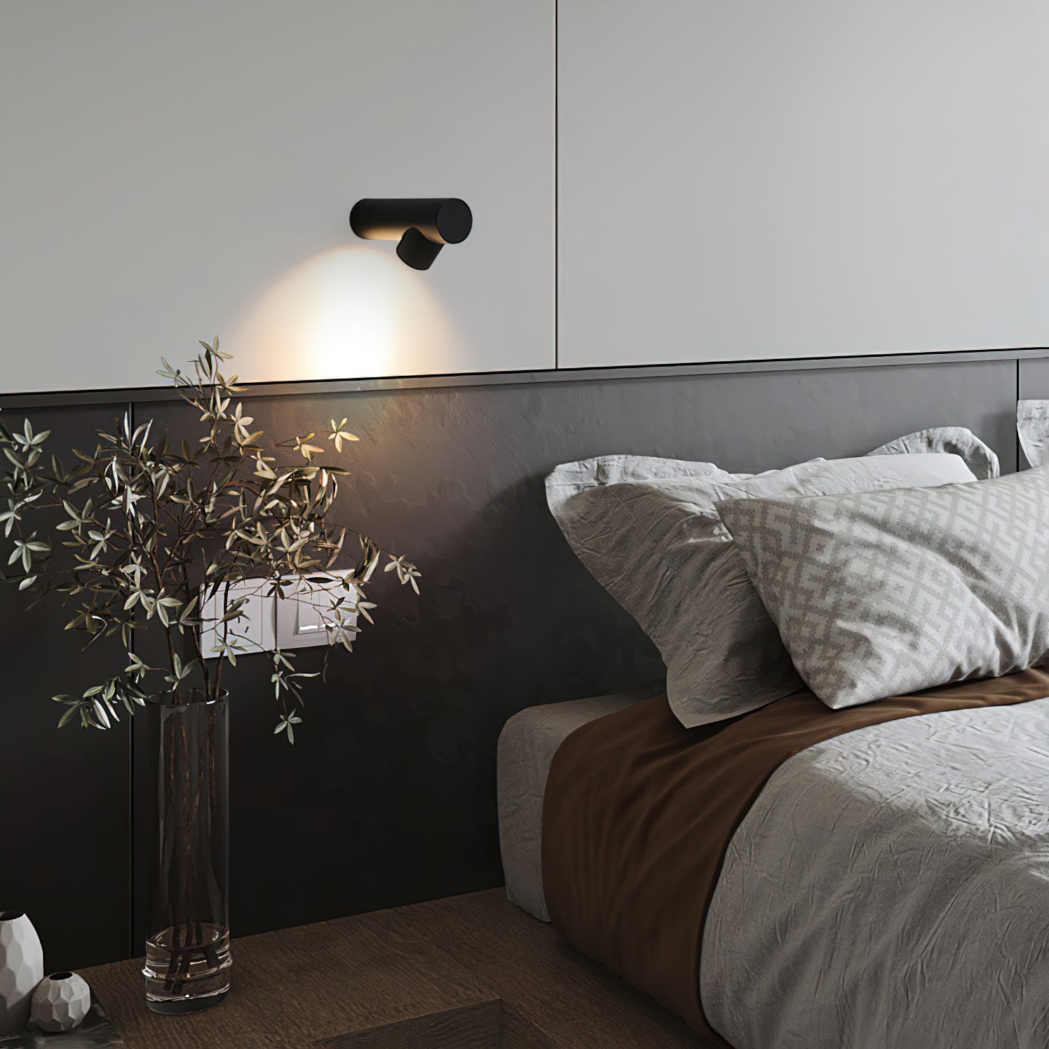 パイプラインチューブ壁取り付け用燭台