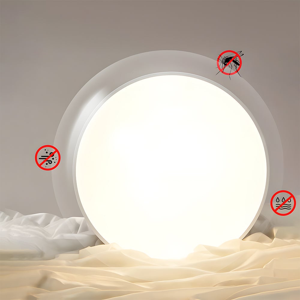 シンプルなPP素材のLED寝室用シーリングライト