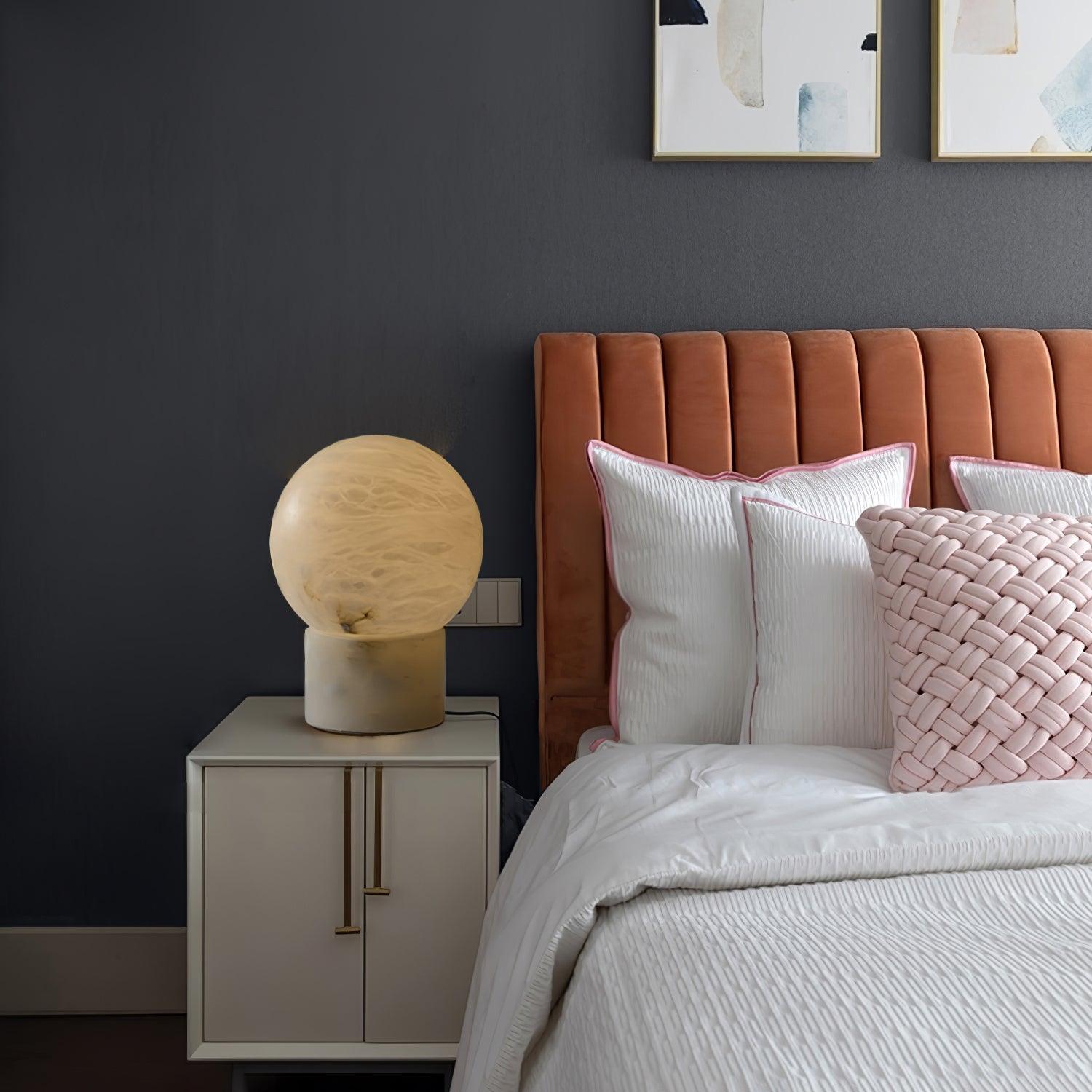 マーブルボールテーブルランプ