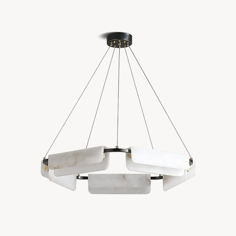 Delia Alabaster Chandelier