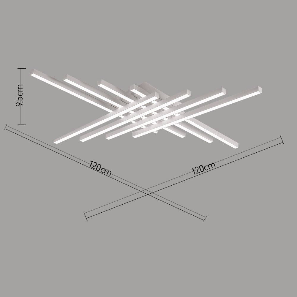 ミニマリストクリエイティブラインLED寝室天井照明
