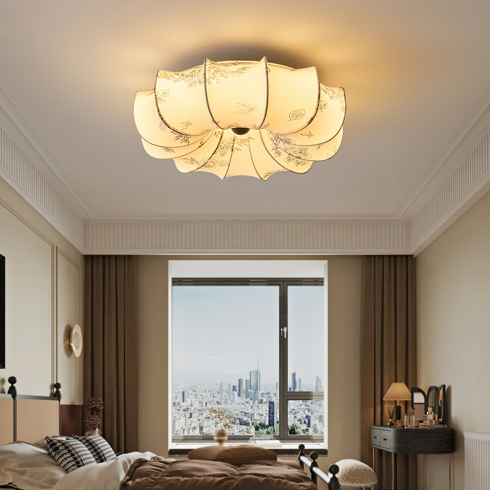 リッタ ファブリック シーリング ランプ