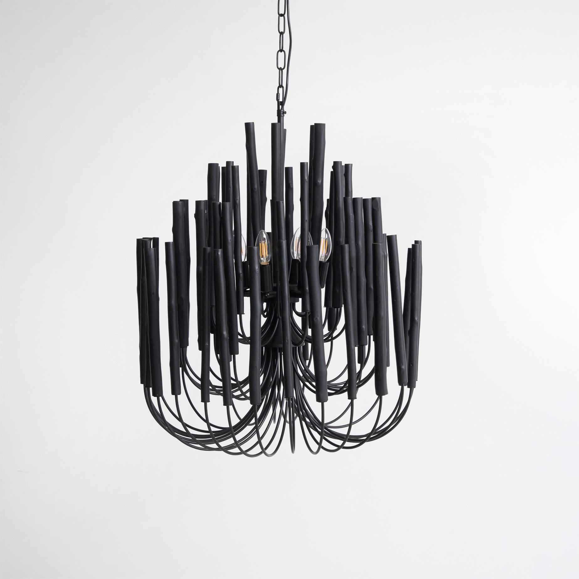 Sparse Wooden stick Chandelier